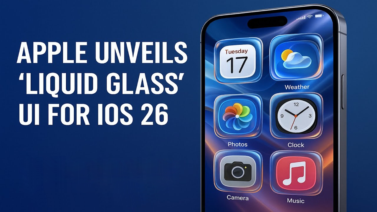 iOS 26 Liquid Glass UI